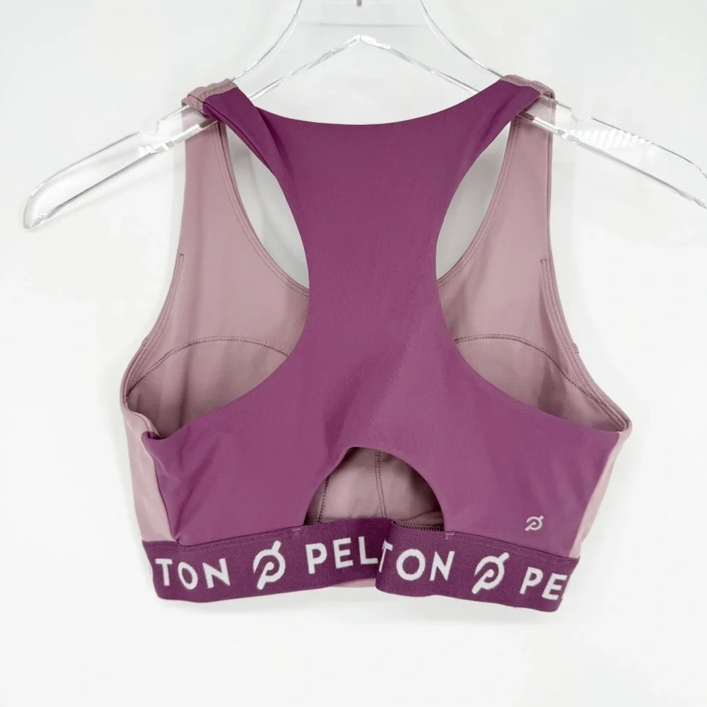 Peloton Renewed Control‎ Color Block Workout Bra Women's Size M Gym Girl